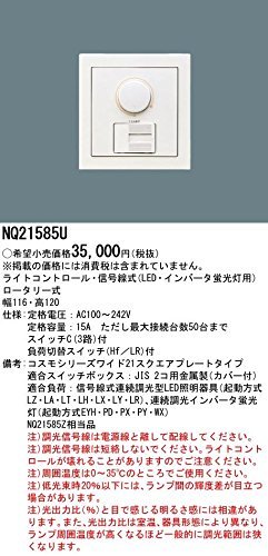 パナソニック(Panasonic) 点火装置抑えつける 交通信号線式 LED・インバータ螢光灯用 W21 真四角円形交差点 NQ21585U
