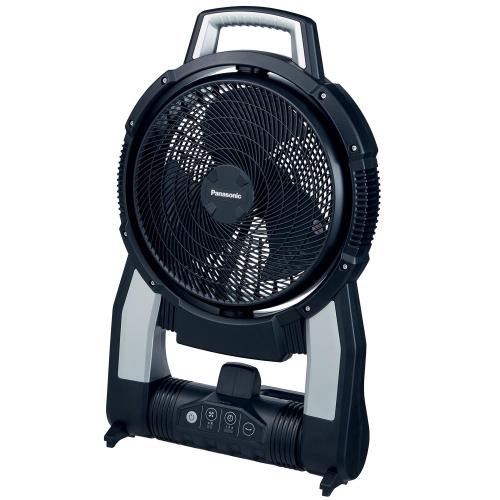 パナソニック 申し受ける扇風機 工事用 ACアダプター付き添い人(独居室・申し受ける器別売) デュアル (14.4V/18V/AC100V相応う) 薄型 折りたたみ時141粍 自動小銃首商い口72° 携帯型 コードレス気違い 工業プラント扇 実業扇風 サーキュレーター 風通し 黒いこと EZ37A4-B 黒いこと