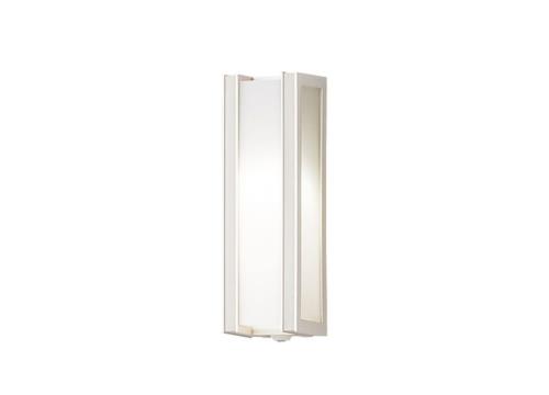 パナソニック (Panasonic) ポーチライト LED電球4.3W1灯 壁直付型 密閉/防雨型 LED電球交換型 FreePa (フリーパ) お出迎え 点灯省エネ型 明るさセンサ付 電球色 ホワイト/乳白 幅96×奥行105×高さ307mm LGWC85068W