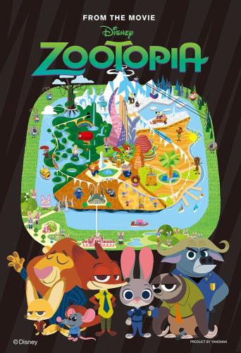 99ピース ジグソーパズル プチライト ZOOTOPIA アニマルシティ(10x14.7cm)画像