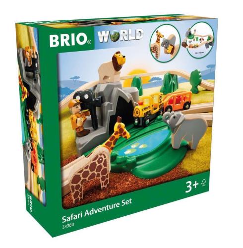 BRIO (ブリオ) WORLD サファリ冒険仕掛ける[木製軌跡 手あそび]33960
