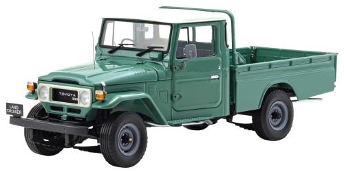 京商オリジナル 1/18 トヨタ ランドクルーザー 40 ピックアップ (ファッショングリーン) 完成品