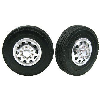 タミヤ　1/14　トレーラー　30mmタイヤ　ワイドホイール　2個セット B Amazon | 30mm幅ブラックラバータイヤタミヤ用ホイールタイヤ1