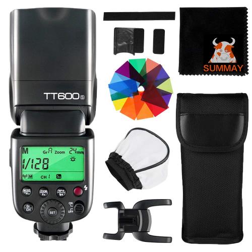 Godox正規代理＆日本語取説書GODOX TT600S Sony対応 クリップオンストロボ ガイドナンバー60 フラッシュスピードライト Sonyソニー デジタルカメラ対応 [並行輸入品]