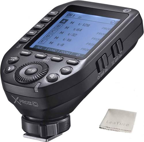 Godox XProII-C ワイヤレスフラッシュトリガー 送信機 Canon対応 2.4G TTL オートフラッシュ HSS 1/8000s Bluetooth 接続 トランスミッター コマンダー 日本語説明書 技適マーク