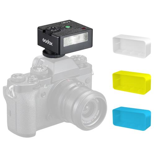 GodoxGodox im30 mini flash ディフューザー付き添い人 ミニ閃光電球 写真機閃光電球 6500K ± 200K 色体温 S1/S2調光 7座標軸 Fuji/Sony/Nikon/Canon/Olympus写真機用 適当お願いごと書ふり出し可