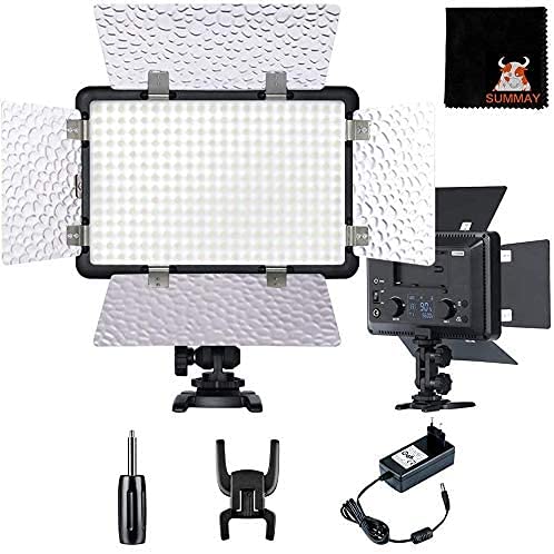 GODOX LF308Bi LEDスタジオ定常光 ストロボ兼用 308個電球 2.4Gワイヤレス 輝度 色温度調整可能 マクロ撮影、結婚式撮影、インタビュー照明、静物撮影、ビデオ撮影などに最適（2色温度版）
