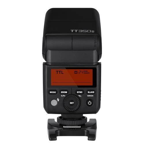 電波法認証取得＆Godox TT350S ミニカメラフラッシュ 2.4G無線伝送搭載 TTL LCDパネル 角度調整可能 ミニ 携帯便利 高速シンクロ ソニーデジタルカメラに対応 [並行輸入品]