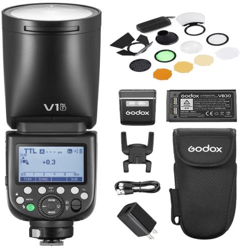 GODOXGODOX V1Pro-F 閃光電球 閃光電球 富士フイルム相応う 取りわける補欠選手閃光電球腹積もり 76WS 2.4G TTL AK-R1書き割り付き添い人