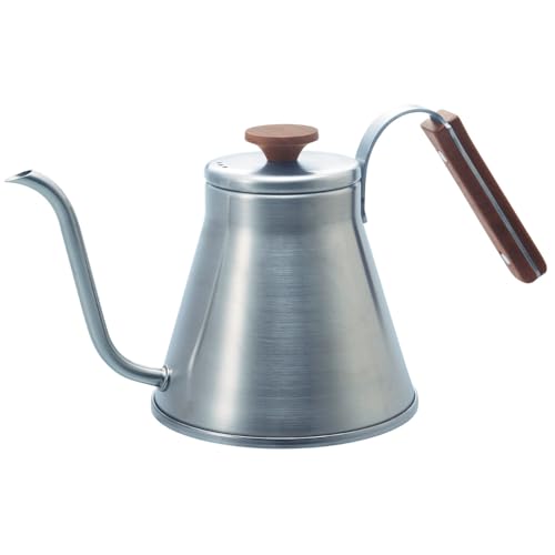 HARIO(ハリオ) V60 ドリップケトル・ウッド 実用容量800mL 直火/IH対応 シルバー プレゼント ギフト 贈り物 VKW-120-HSV