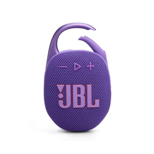 JBL CLIP 5 ポータブルBluetoothスピーカー 防水 防塵 カラビナ コンパクト 軽量 7Ｗ RMS 45mm径フルレンジドライバー Auracast機能 (パープル)