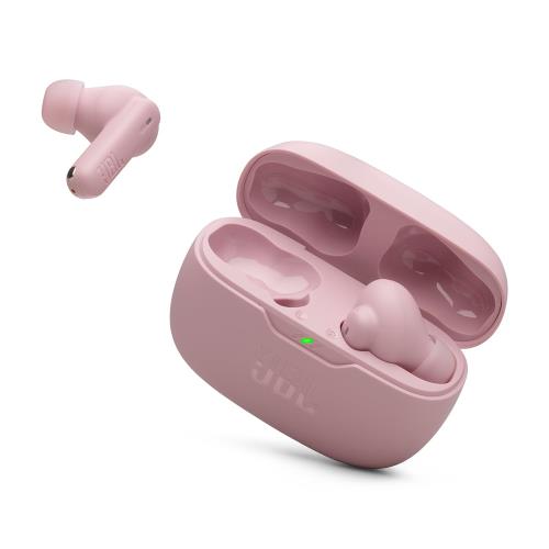 JBL WAVE BEAM 2 ワイヤレスイヤホン アクティブ ノイズキャンセリング IP54 防水防塵 マルチポイント 最大40時間 (ピンク)