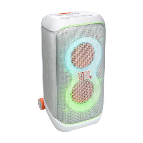 JBL PartyBox Stage 320 Bluetoothスピーカー/ワイヤレス / 240W出力 / IPX4 / マイク入力/ギター入力搭載/キャスター付き/ホワイト / JBLPBSTAGE320SWJN