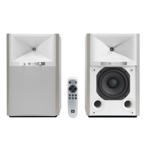 JBL 4305P / 1ペア / カラー/パワードスタジオモニター/ブックシェルフ型 / 133mmウーファー / Wi-Fi・Bluetooth対応/リモコン付き/ホワイト / JBL4305PWHMJN