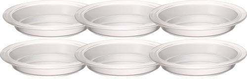 HARIO(ハリオ) 日本製 耐熱ガラス製 パイ皿 400ml BUONO kitchen HPZ-40-BK 6個セット クリア