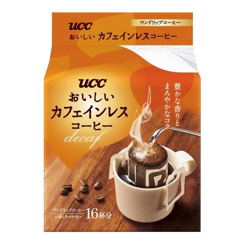 ?お・い・し・いカフェインレス UCC おいしいカフェインレスコーヒー ワンドリップコーヒー 16杯分×6個