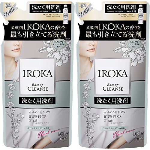 まとめ買いフレアフレグランス IROKA べースアップクレンズ 詰替用 500g×2個