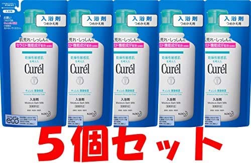 花王キュレル 入浴剤 つめかえ用 ３６０ｍｌ ×５個セット
