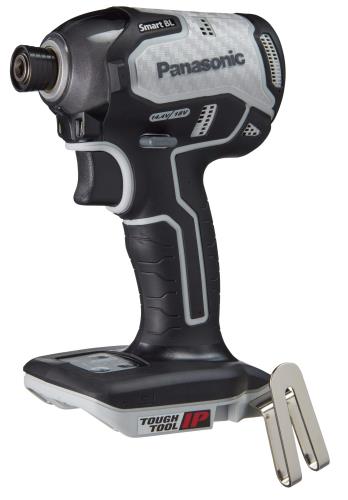 パナソニック 充電インパクトドライバー 本体のみ(電池パック・充電器・ケース別売) デュアル (14.4V/18V) スマートBL 170N・m(18V使用時) IP56 EZ76A1X-H グレー