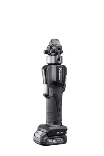 パナソニック 充電圧着器 EXENA 10.8V 2.0Ah電池パック×1 個 充電器 プラスチックケース付 アタッチメント別売 Lシリーズ EZ1W31F10S-B ブラック