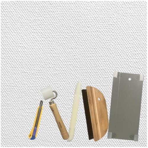 アサヒペン 生のりパックカベ紙貼り替えセット 幅92cm×長さ10m 947-RSD-13 生のり壁紙 道具セット付き 張り替え DIY 模様替え 白 ホワイト シンプル 防カビ シックハウス対策品 日本製壁紙