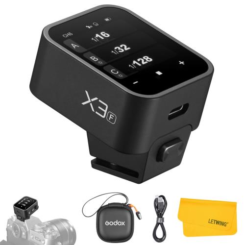 技適マーク GODOX X3-F X3F X3 F トリガー 送信機 TTL 2.4G ワイヤレス 高速同期 TTL オート/マニュアル/マルチフラッシュ X3 フラッシュトリガー 富士フイルム FUJIFILM カメラに対応 (X2T-F XPro-F アップグレードバージョン)