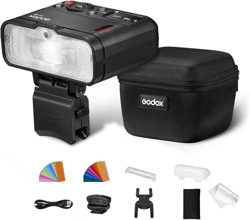 Godox MF12 マクロフラッシュ オフカメラ TTL フラッシュスピードライト 12W、2.4G 無線制御、TTL/M モード、内蔵 3.7V/6.29W 電池、Nikon、Sony、Canon、Fuji、Olympus、Panasonic と互換性あり