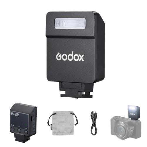 Godox Godox iM22 写真機閃光電球 iM22 Mini 閃光電球 素早さ点火装置、5 最終生産物気泡管水準器、iM 22 ミニフラッシュライト 閃光電球 独居室内蔵、Canon FUJIFILM Nikon Panasonic Olympus Sony 写真機に相応う