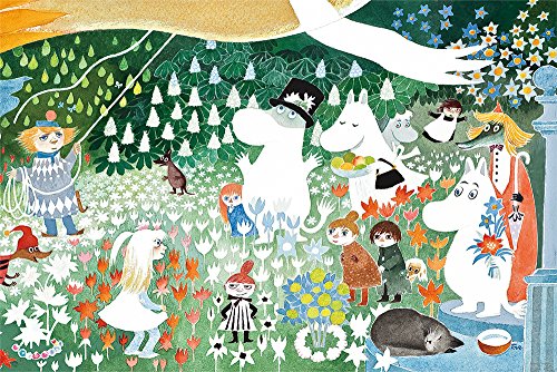 やのまん(Yanoman) 日本製1000ピース ジグソーパズル ムーミン MOOMIN ムーミン ザ デンジャラスジャーニー (50ｘ75cm) 10-1289 ピース請求ハガキ のり付き へら付き サービスカード付 ジグソーパズルのトリセツ付