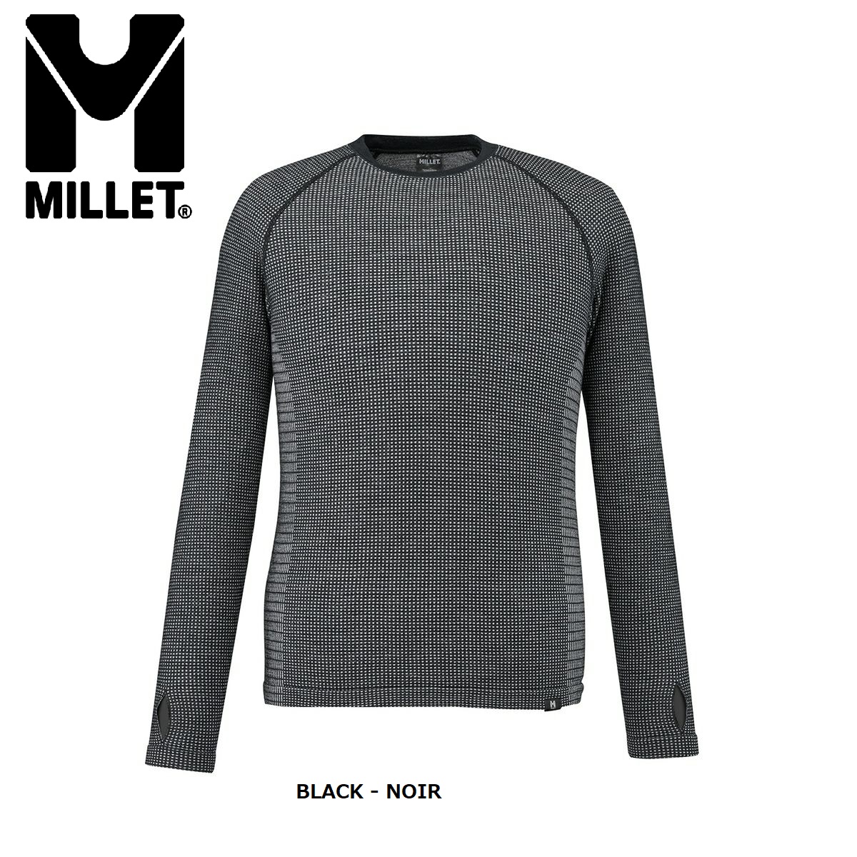 楽天市場】ミレー ワッフルウールクルー メンズ Millet WAFFLE WOOL