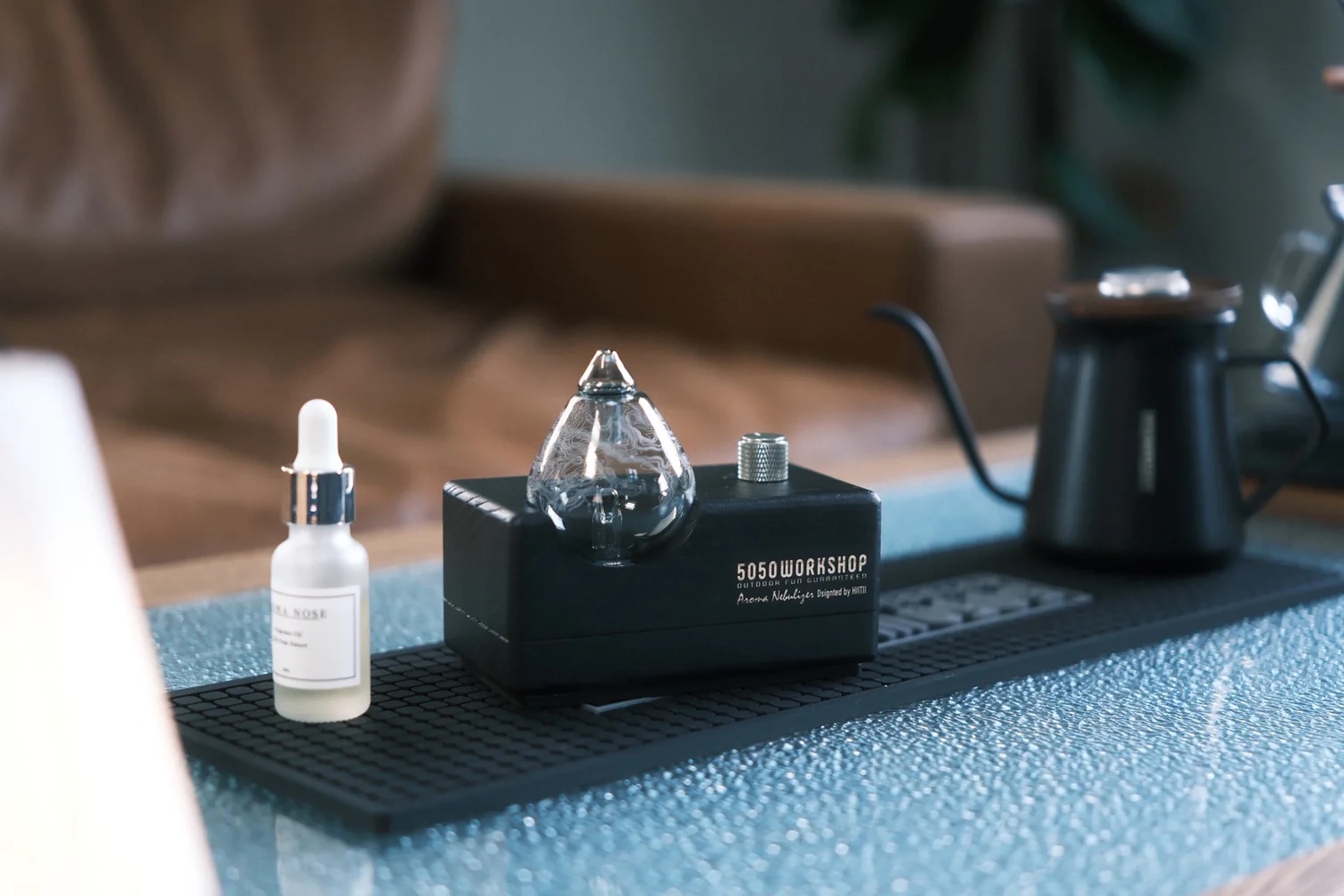 5050WORKSHOP ( フィフティフィフティワークショップ ) AROMA NEBULIZER | アロマディフューザー | オシャレ | プレゼント | ギフト | アロマ | リラックス | アウトドア | キャンプ | ケース付 | TR050-5WS-3810 | TR050-5WS-3809｜FIELD SEVEN