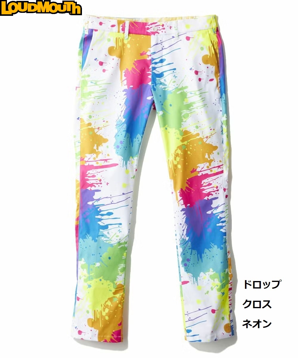 【 マラソン期間中P3倍 】【 SALE 】 LOUDMOUTH ( ラウドマウス ) ストレッチツイル 柄ロングパンツ | メンズ | ゴルフ | ゴルフウェア | ストレッチ | 動きやすい | ポリエステル100% | 吸汗速乾 | UV | 764301 | らうどまうす | ロングパンツ | 派手|FIELD SEVEN