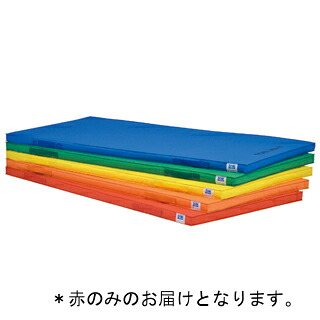 カラーマット トーエイライト T-1939R 軽量エコカラーマット 5cm厚・ノンスリップ 90×180×5cm 赤 (TOL)【36CE】