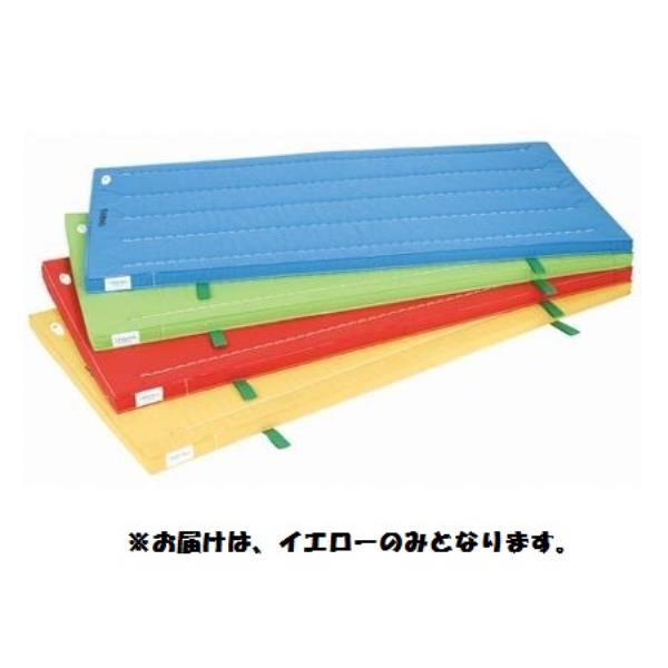 カラーマット 三和体育 SANWA TAIKU S-9856 室内用抗菌カラ-マット （イエロー） 90×240×5 (SWT)【36CE】