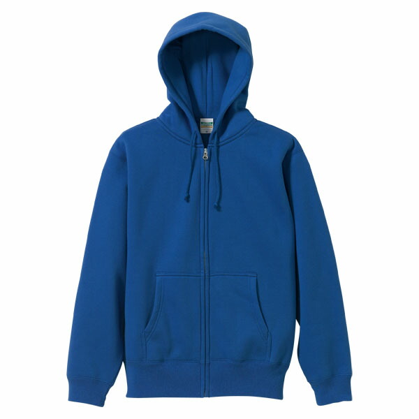 562001X-085-XXL 10.0オンスCVCスウェットフルジップパーカー ロイヤルブルー XXL (UNA10361049) 【 ユナイテッドアスレ 】【36CE】