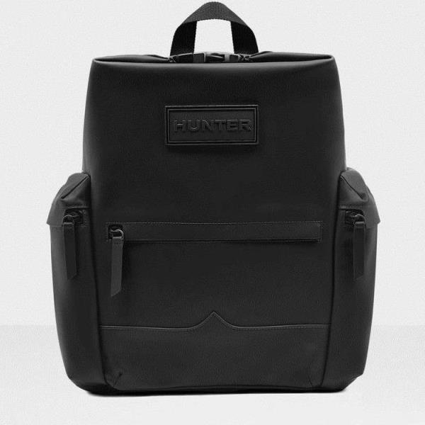 リュック 鞄 かばん リュックサック バッグ バックパック ザック ハンター UBB2022LRS-BLK ORG TOPCLIP BACKPACK - RUB LTH BLACK ( HUN10529771 ) 【 ハンター 】【36CE】