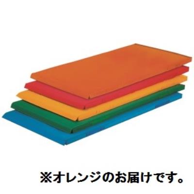 カラー体操マット エバニュー EKM068-200 軽量連結エコマット オレンジ (ENW)【36CE】