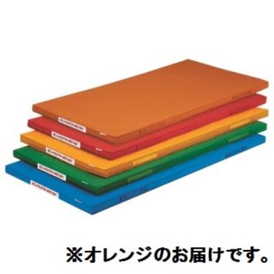 カラー体操マット エバニュー EKM079-200 軽量カラーマット120×240×5 オレンジ (ENW)【36CE】