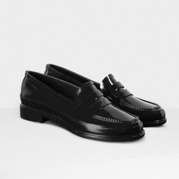 人気ブランド 楽天市場 ローファー 靴 くつ シューズ 通勤 防水 ハンター レディース Wff1006rgl Blk Original Penny Loafer Black Hun ハンター Qcb02 Field Boss 楽天市場店 超激安 Www Faan Gov Ng