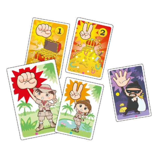 楽天市場 幼児 カードゲーム 子供 カードゲーム 幼児 おもちゃ 7413 じゃんけん宝探し ジャングルの秘宝 Ac Qcb27 Field Boss 楽天市場店