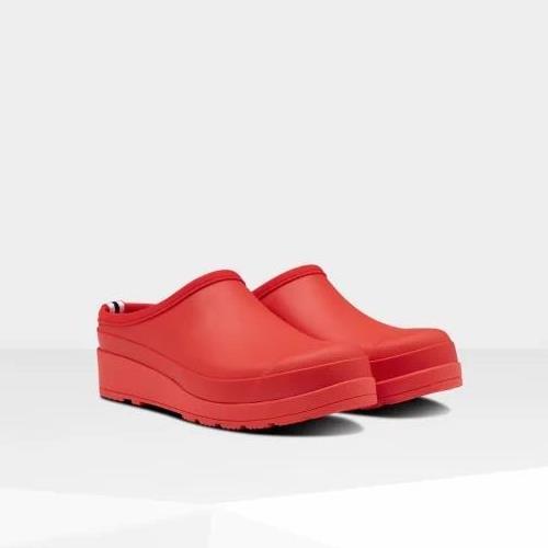 最新コレックション 楽天市場 スリッポン レディース ハンター レディース レディースシューズ Womens Original Play Clog Logo Red Hun Field Boss 楽天市場店 史上最も激安 Hidroecologicadelteribe Com