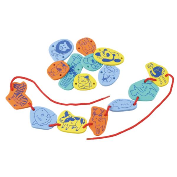 楽天市場 紐通し 知育玩具 指遊び しりとりひもとおし Ac Qcb43 Field Boss 楽天市場店