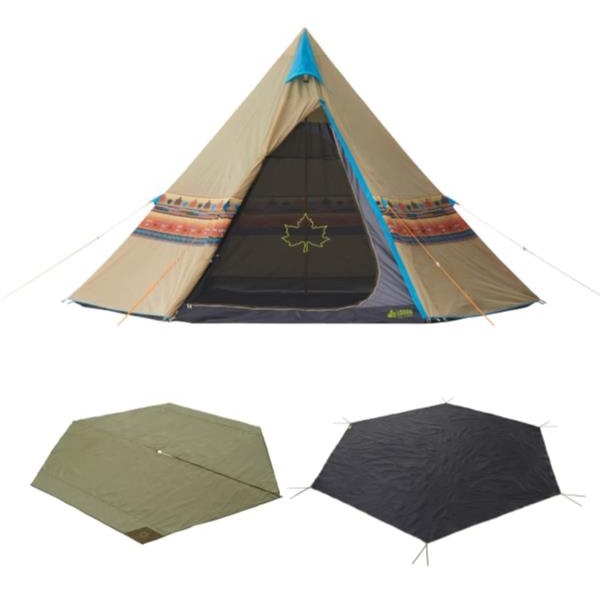 テント おしゃれ グランピング テント 大型 71908002 LOGOS ナバホ Tepee 400 セット (HN) 【36CE】