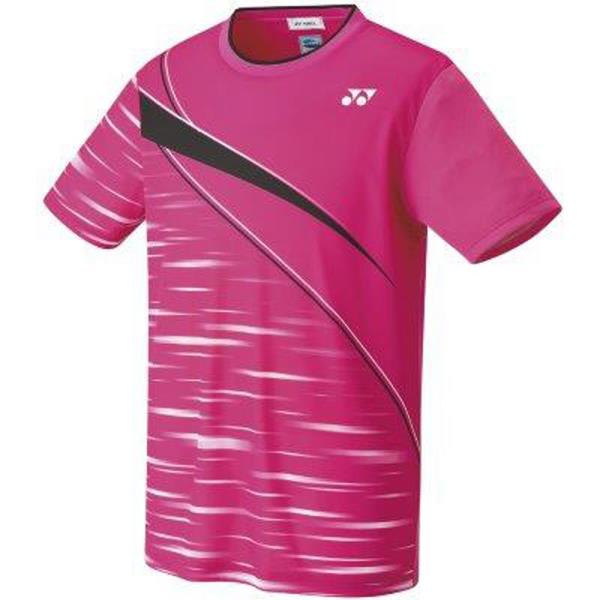 テニスウェア 堅実な究極の テニス着 男女兼用 ユニゲームシャツ 最大59％オフ！ フィットスタイル ベリーピンク YNX