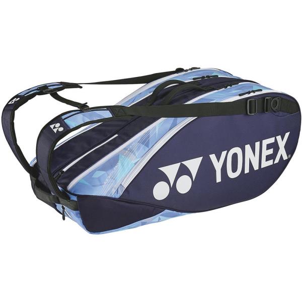 ラケットバッグ テニスバッグ スポーツバッグ BAG2202R-096 ラケットバッグ6(テニス6本用) ネイビー サックス