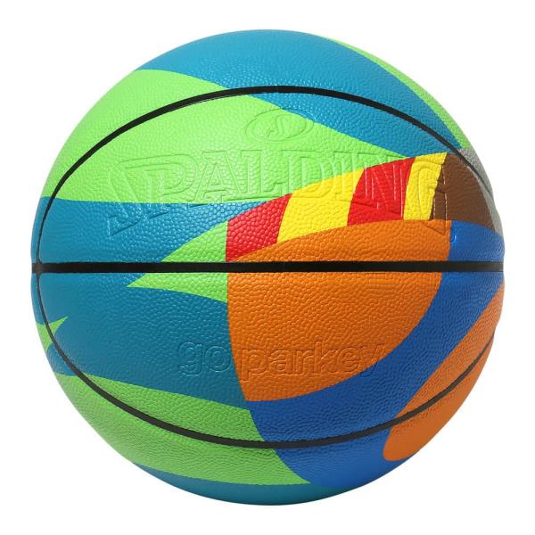 バスケットボール 7号 バスケットボール スポルディング 77-486J ゴーパーキー マルチカラー 合成皮革 7号球 【SP】【36CE】