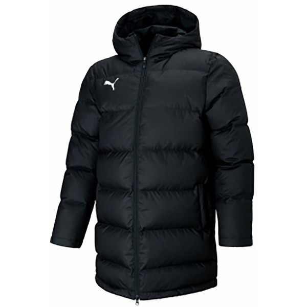ダウンジャケット メンズ パーカー メンズ アウター メンズ TEAMLIGA ミドルダウンコート PUMA BLACK 【JSP】【36CE】