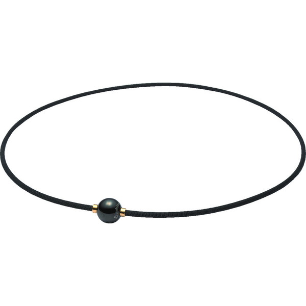 ネックレス メタックス ファイテン スポーツアクセアリー TG808052 RAKUWA ネック メタックス ミラーボール ブラック×ゴールド 45cm 【PTN】【36CE】