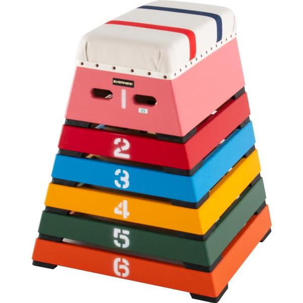 楽天市場】とび箱 6段 ノンスリップゴム付 跳び箱 富士型跳び箱 送料