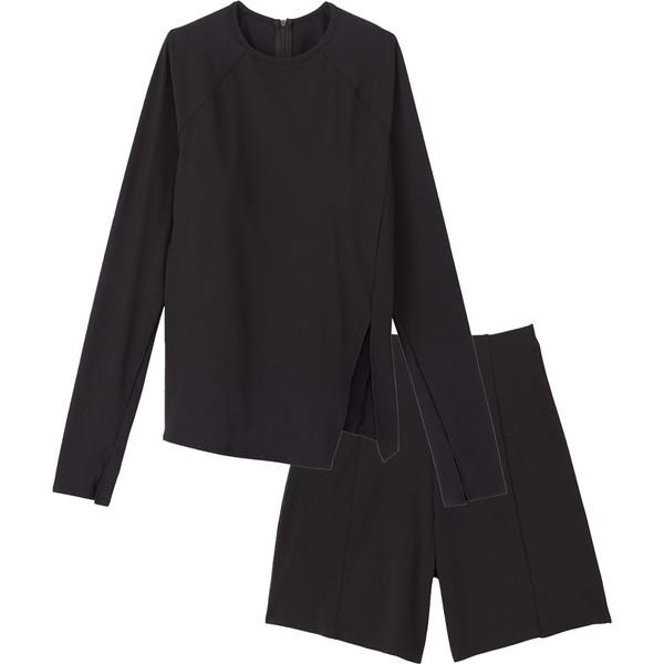 水着 レディース スイムウェア L/S Separates ブラック 【JSS】【36CE】